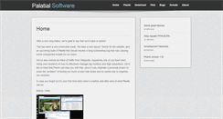Desktop Screenshot of palatialsoftware.com