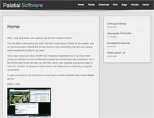 Tablet Screenshot of palatialsoftware.com